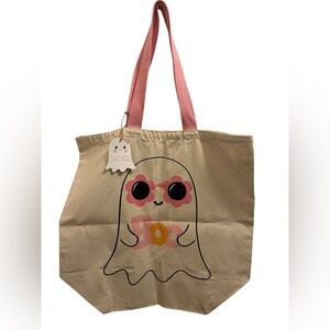 Tote bag with ghost